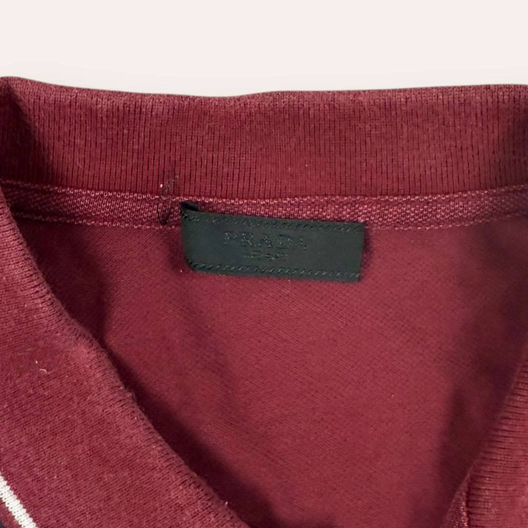 Prada polo burgundy red - Large