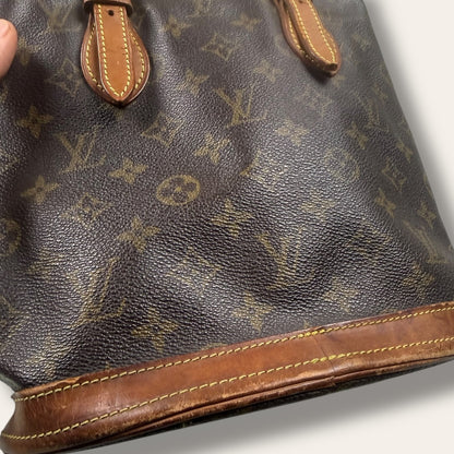 Louis vuitton bucket bag brown