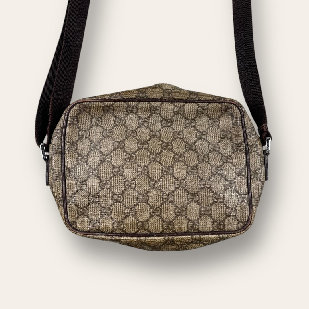 Gucci canvas shoulder bag