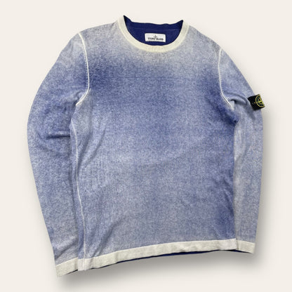 Stone Island sweater faded blue - Medium