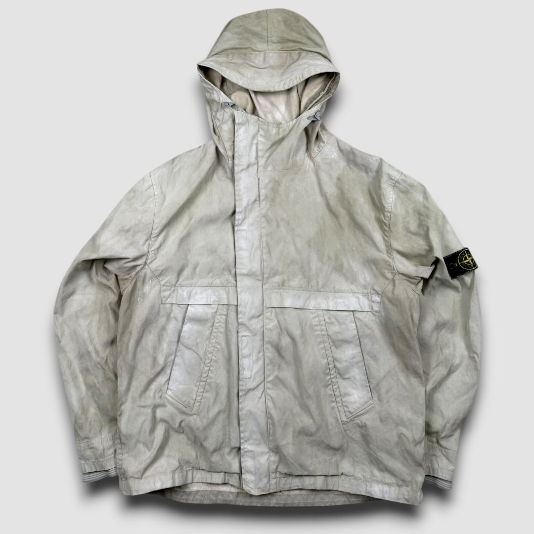 Stone Island Lino Flax frost badge jacket - extra large