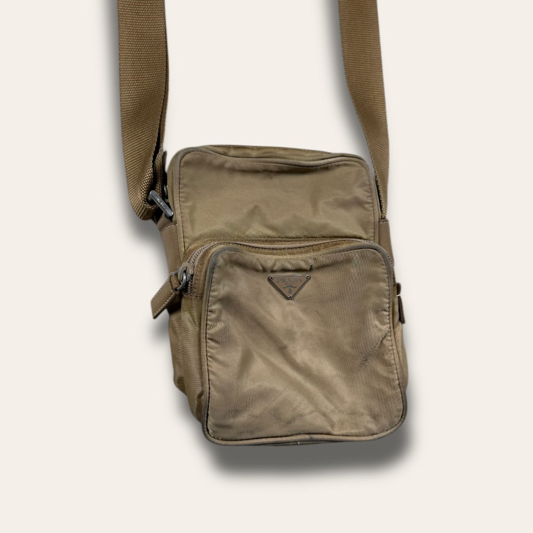 Prada shoulder bag beige