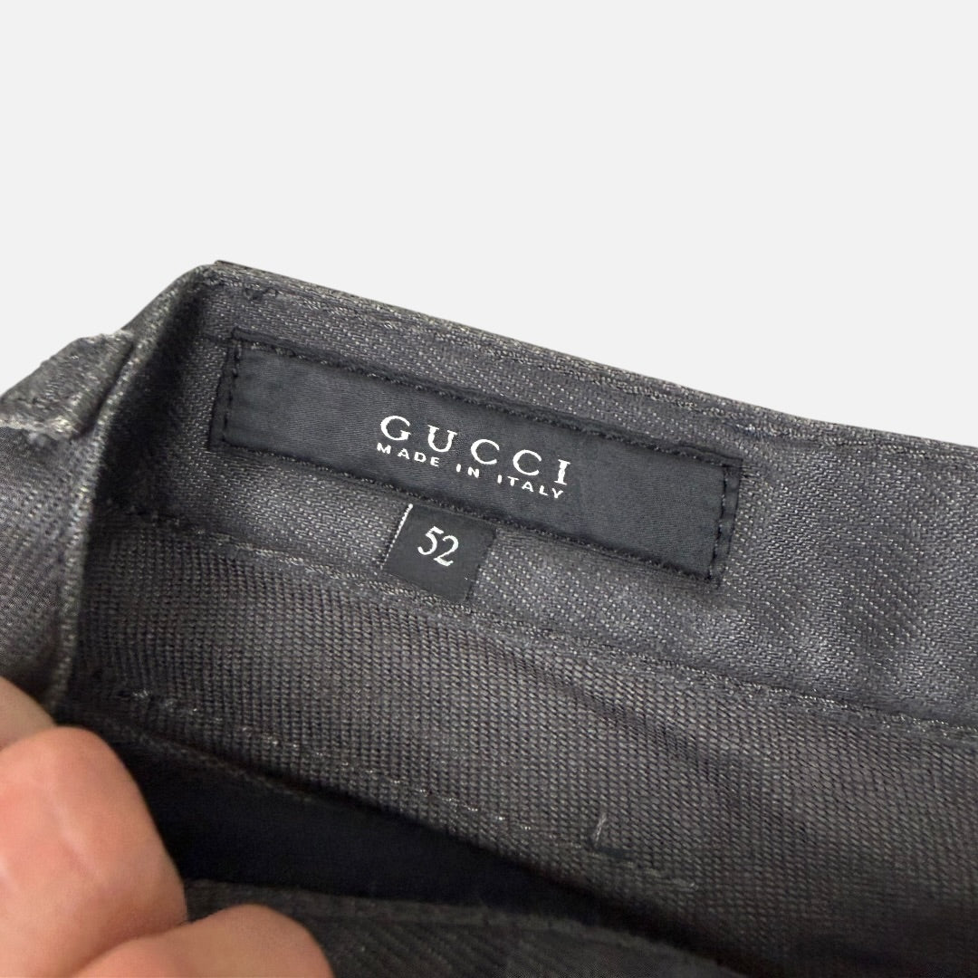 Gucci washed jeans grey - Large