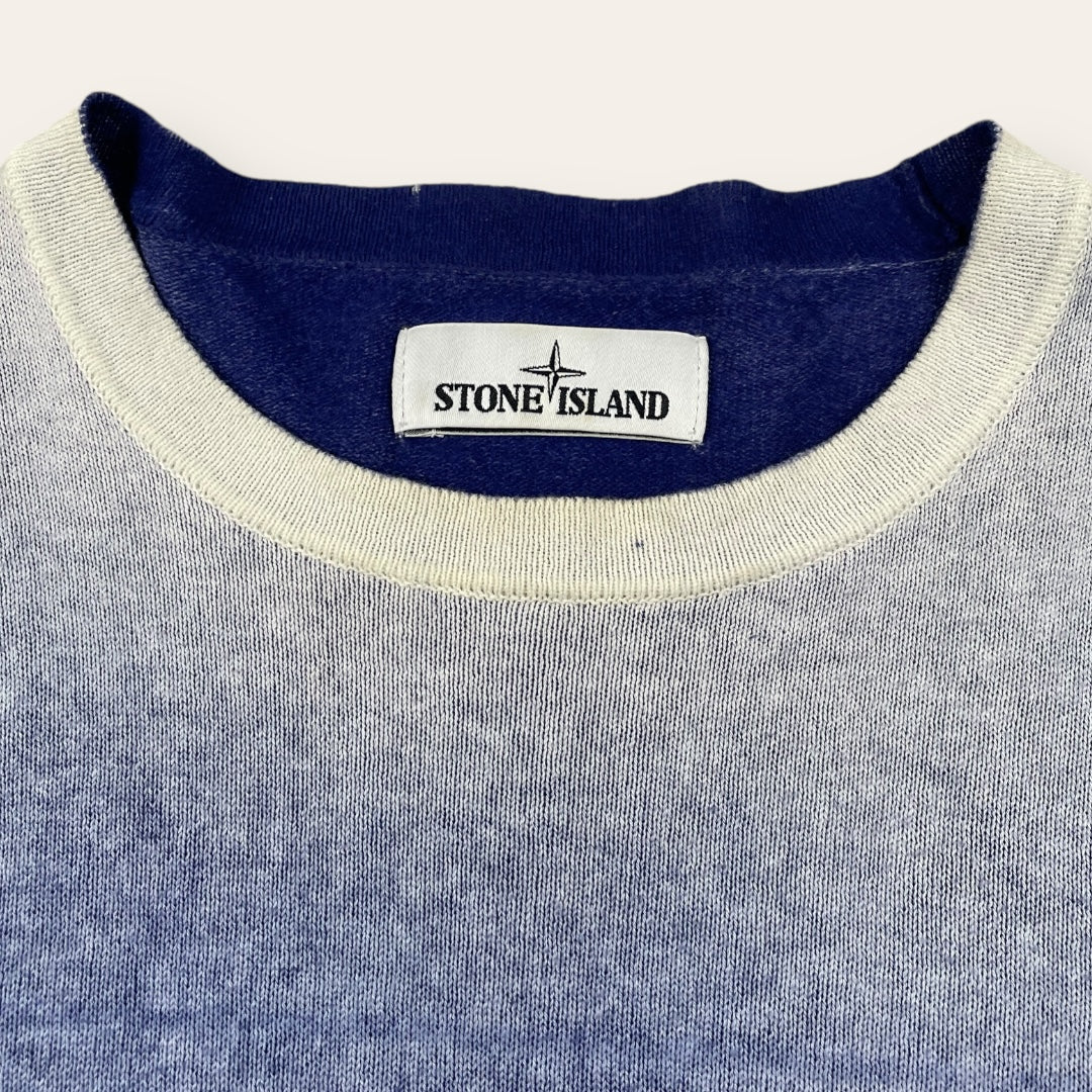 Stone Island sweater faded blue - Medium