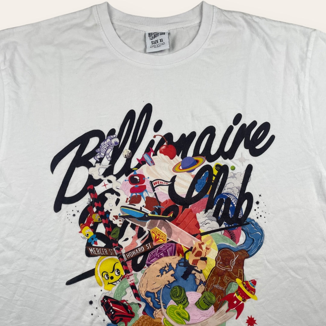 Billionaire boys club tee white - Extra Large