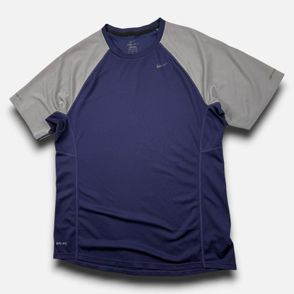 Nike dri-fit tee blue grey - Medium