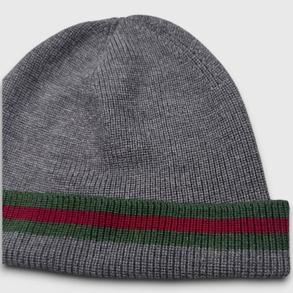 Gucci web stripes hat grey