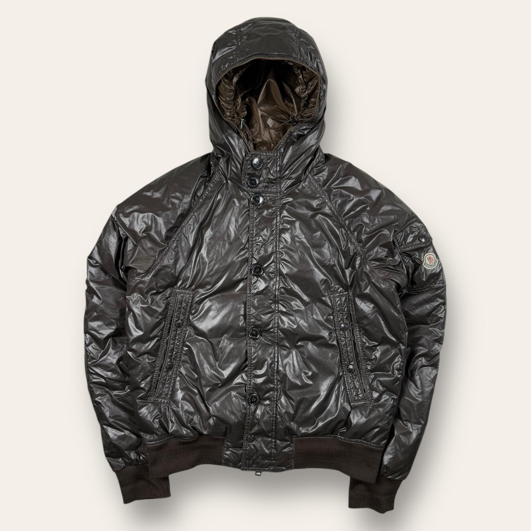 Moncler down jacket brown - Medium