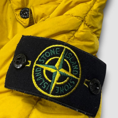 Stone Island garment Dyed Crinkle reps NY down Gilet yellow - extra large
