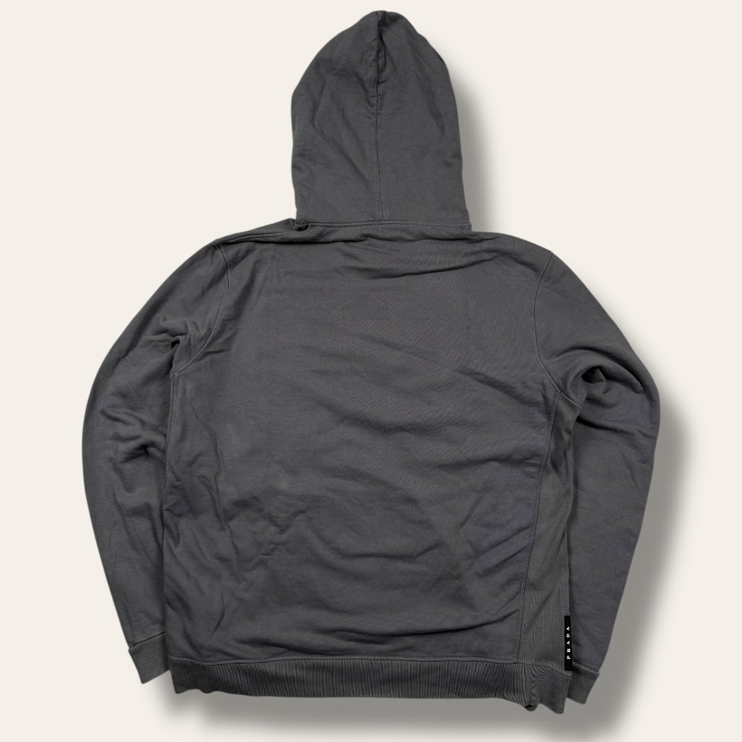 Prada hoodie dark grey - Extra large