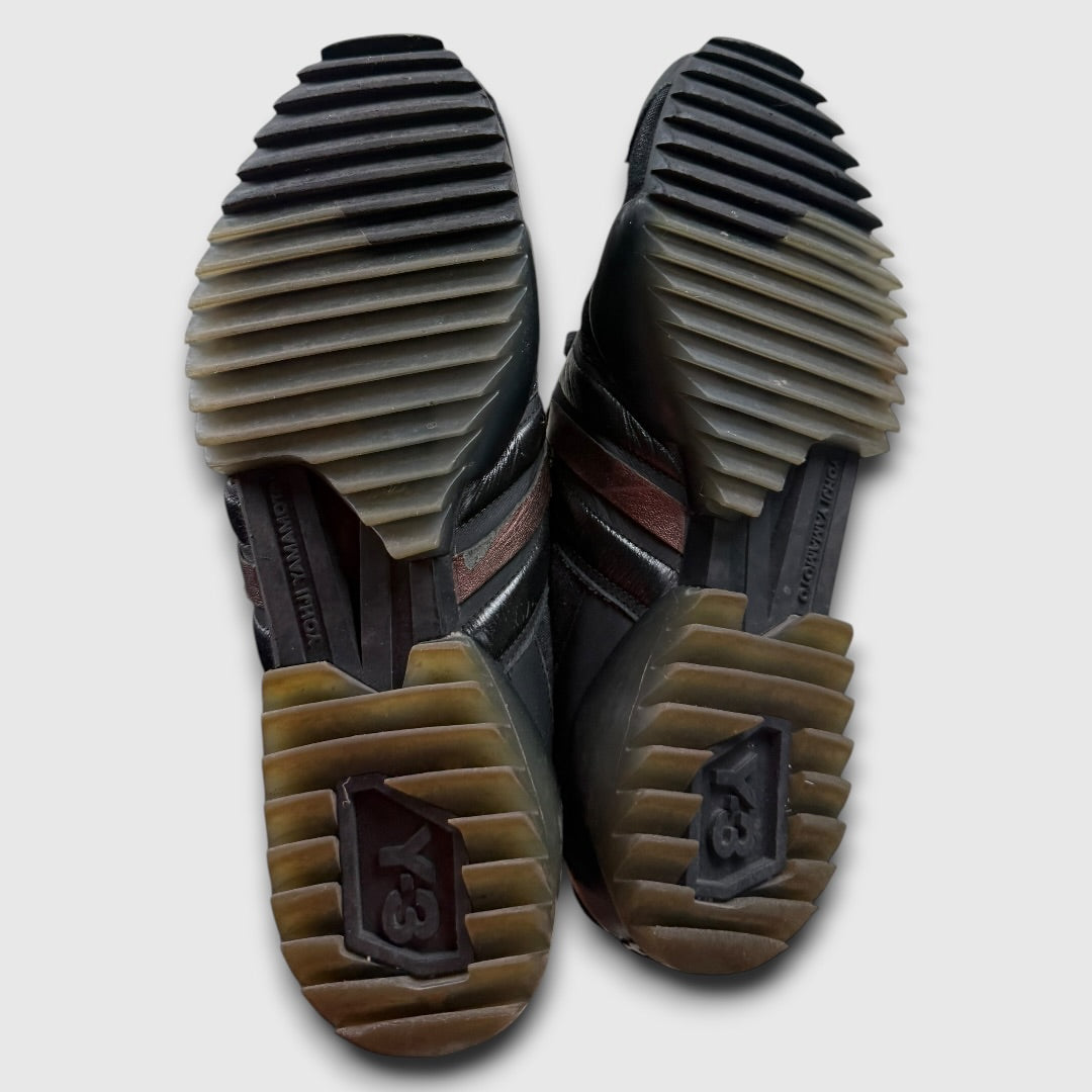 Y-3 low top sneakers black/bronze - 42,5