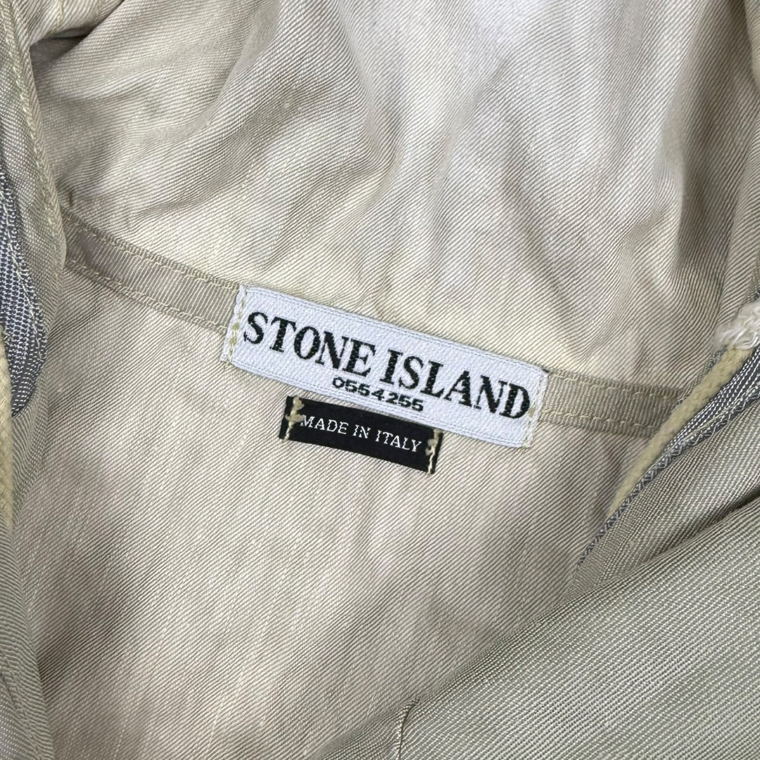 Stone Island Lino Flax frost badge jacket - extra large