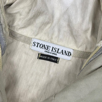 Stone Island Lino Flax frost badge jacket - extra large