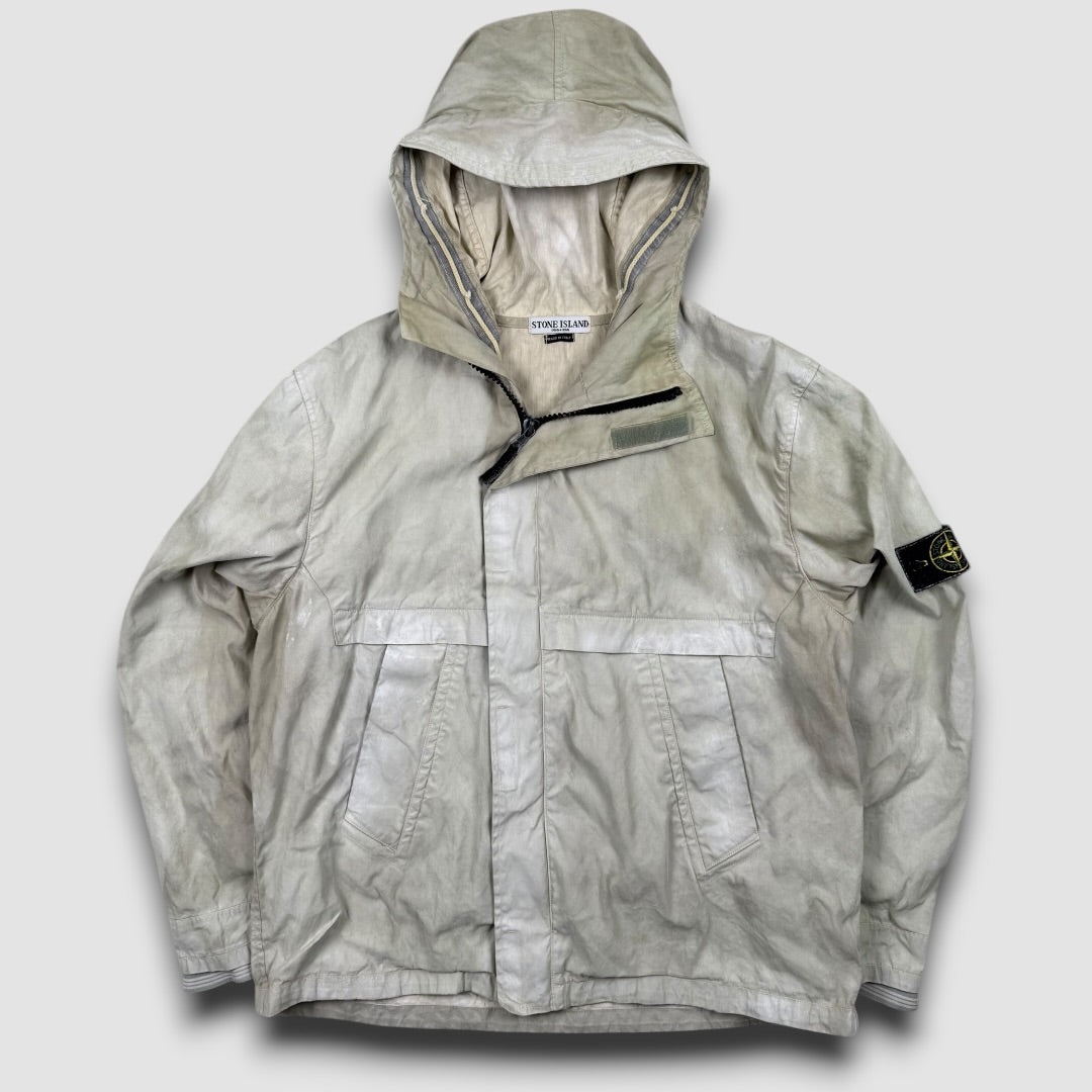 Stone Island Lino Flax frost badge jacket - extra large