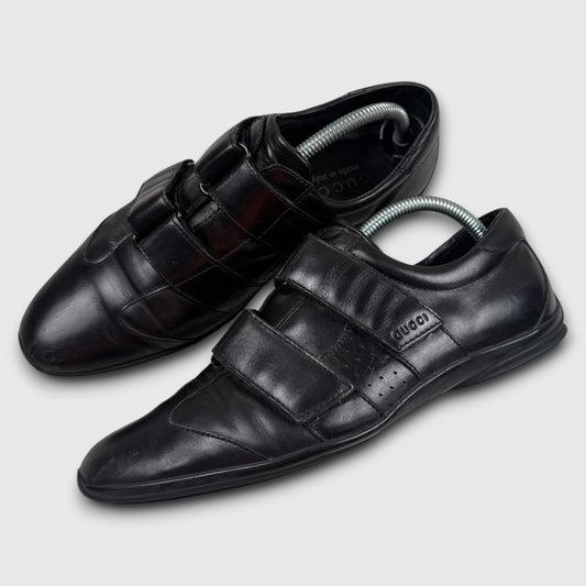 Gucci leather velcro strap shoes black - 42,5