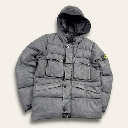 Stone Island Lino Resinato down tc Winterjacket grey - Large